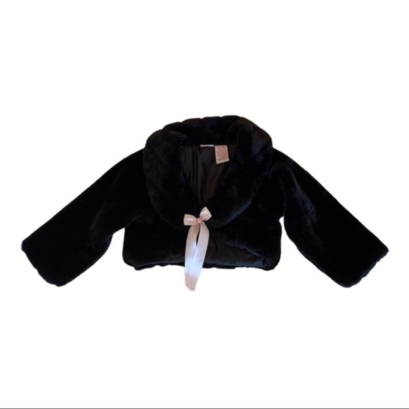 Stuff by Hillary Duff Other - Faux Fur Girls Bolero Jacket